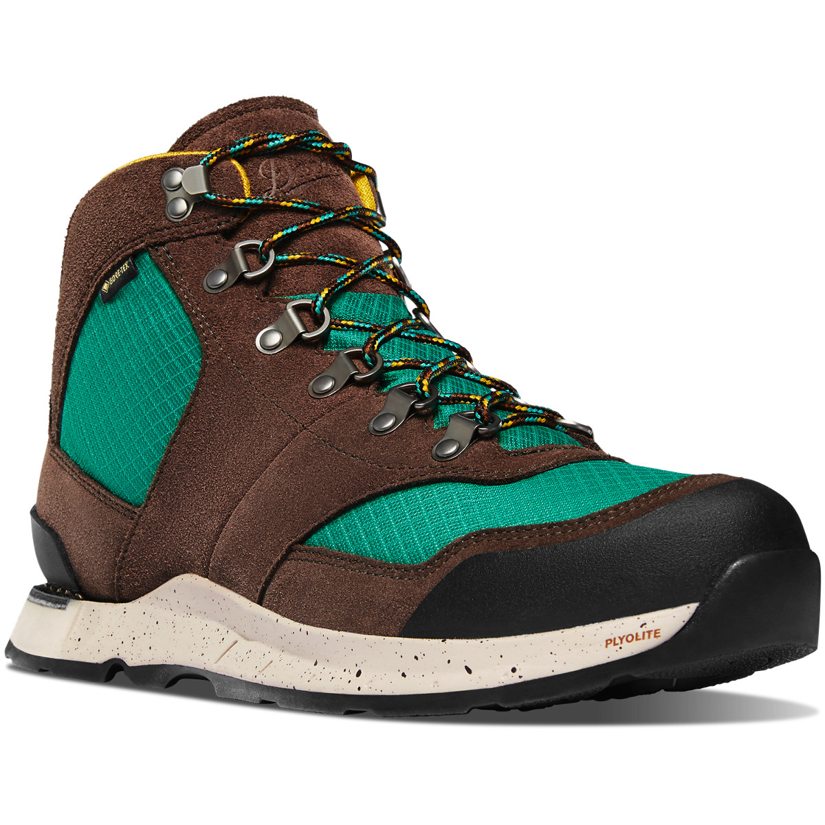 Danner Free Spirit Dark Brown/Turquoise Hiking Shoes Mens - South Africa 76028AUYE